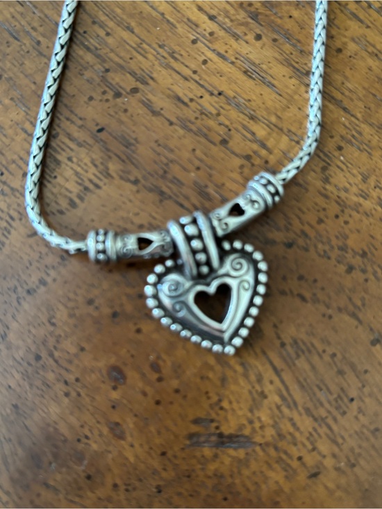 Brighton Jewelry - Brighton Shot Through the Heart Necklace with Heart Charm